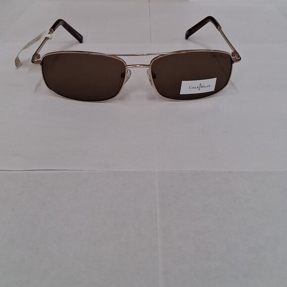 Cole Haan  Distressed Gold Sunglasses: main image 4